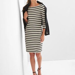 Gap Stripe Modern Tee Boatneck Dress